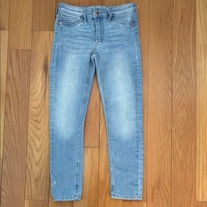 &Denim Girls Light Blue Skinny Denim Jeans Super Stretch Size 6/7